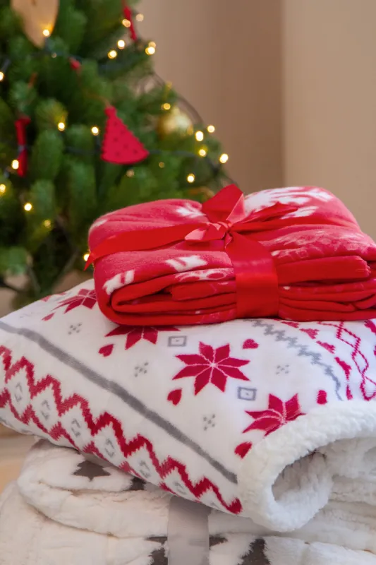 Hobborn RPET vianočná deka