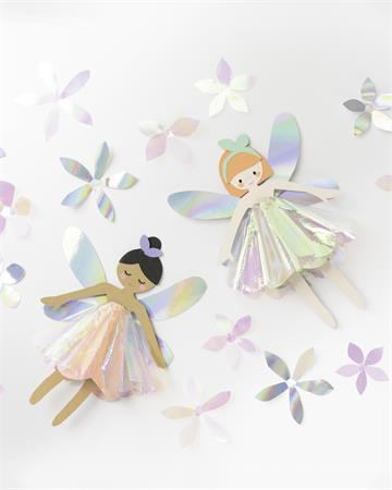 Dekoračný kartón s fóliou, sada, irizujúci, 25x35 cm, 6+6 listov, FOLIA 5