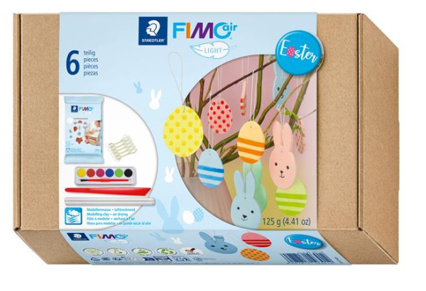 Sada modelovacej hmoty, 125 g, na vzduchu schnúca, FIMO "Air 81 Easter"