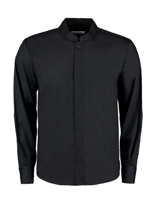 Barmanská košeľa Bargear™ Mandarin Collar s dlhými 1