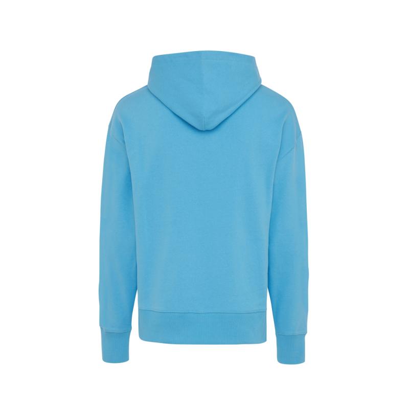 Mikina s kapucňou Iqoniq Yoho relaxed fit z recykl. bavlny tranquil blue XXL 2