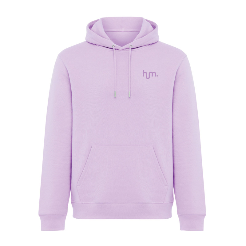 IQONIQ Joshua Unisex mikina s kapucňou z rec. bavlny lavender XXXL 4