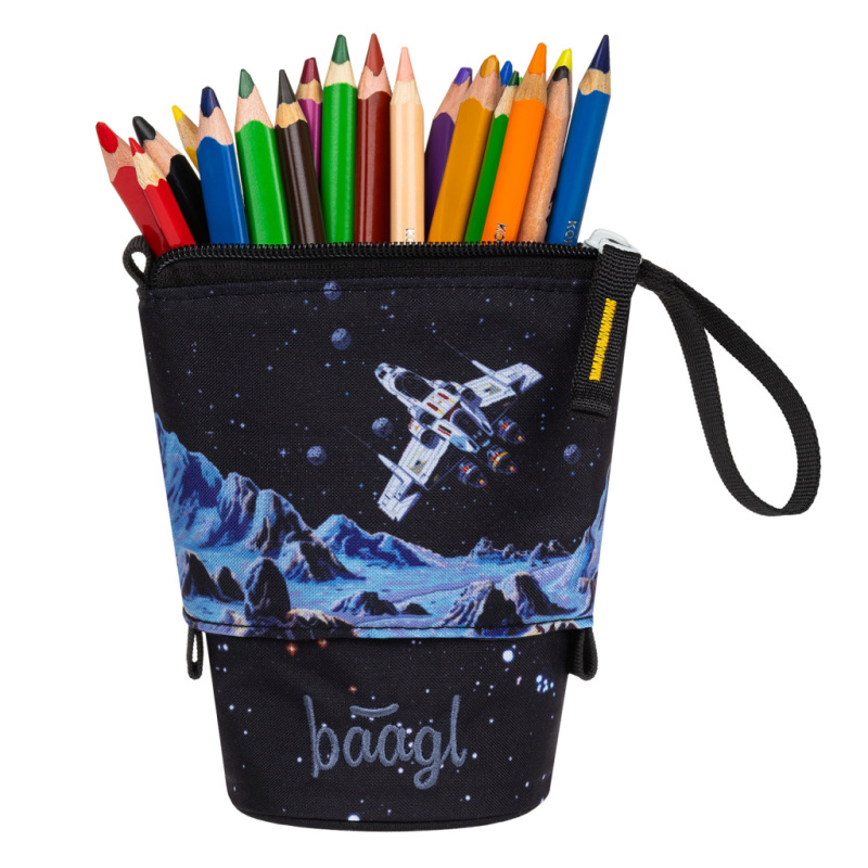 BAAGL Školský peračník Pop Up Pixel space GRS 4