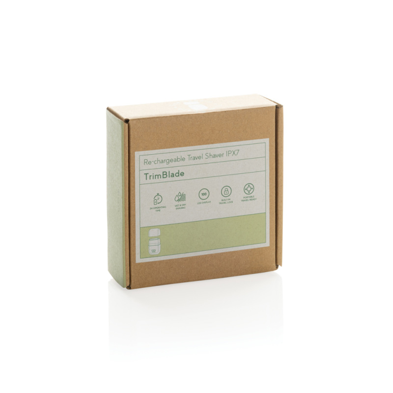 TrimBlade dobíjací cestovný holiaci strojček IPX7 čierna 11
