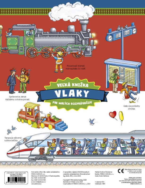 Veľká knižka VLAKY pre malých rozprávačov 6