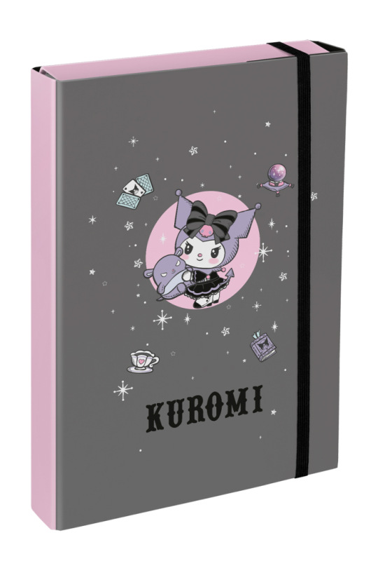 BAAGL Dosky na školské zošity A4 Jumbo Kuromi Grey