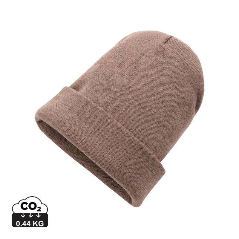 Beanie čapica Impact z Polylana® AWARE™ hnedá