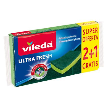 Drôtenka, 2+1 ks, VILEDA "Ultra Fresh", zelená 1