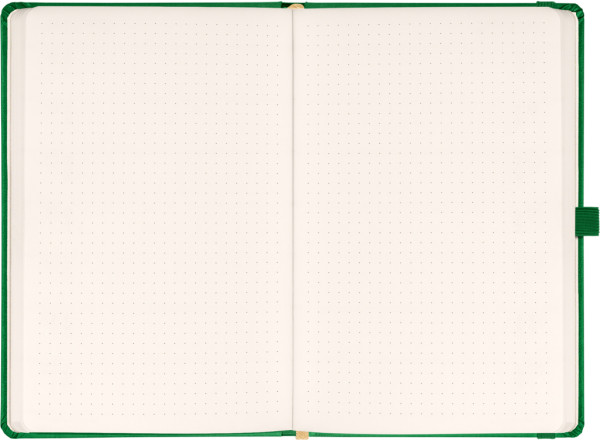 NOTIQUE Notes Aprint, zelený, bodkovaný, 15 x 21 cm 1