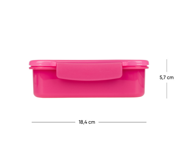 BAAGL Box na desiatu s priehradkami Flamingo 4