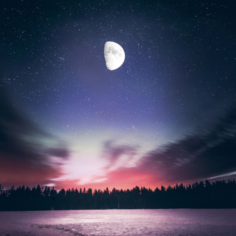 NOTIQUE Grid calendar The Moon 2027, 30 x 30 cm 6
