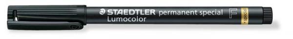 Permanentný popisovač, 0,6 mm, STAEDTLER "Lumocolor Special", čierny