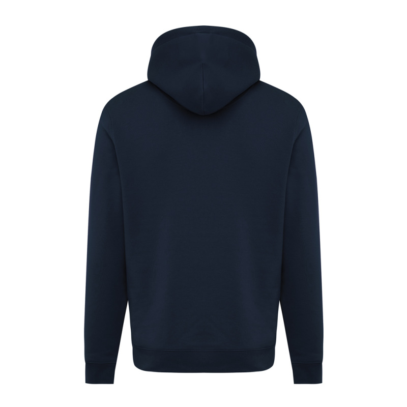 IQONIQ Joshua Unisex mikina s kapucňou z rec. bavlny námornícka modrá S 2