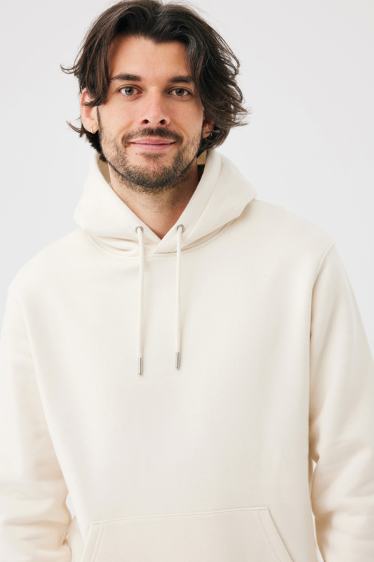 IQONIQ Joshua Unisex mikina s kapucňou z rec. bavlny natural raw M 8