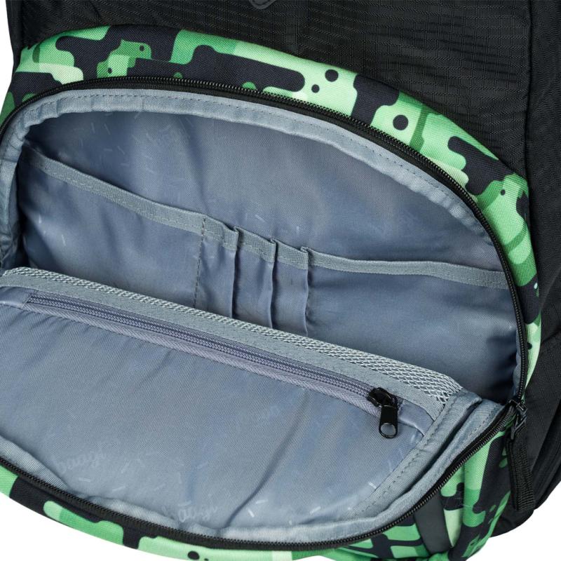 BAAGL SADA 3 Coolmate Green: batoh, peračník, vrecko