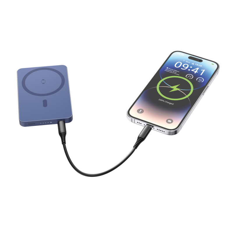 Urban Vitamin Marin 5000 mAh magnet. 15 W bezd. powerbanka modrá 6