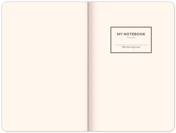 NOTIQUE Notes Hardy, hnedý, linajkovaný, 13 x 21 cm 2