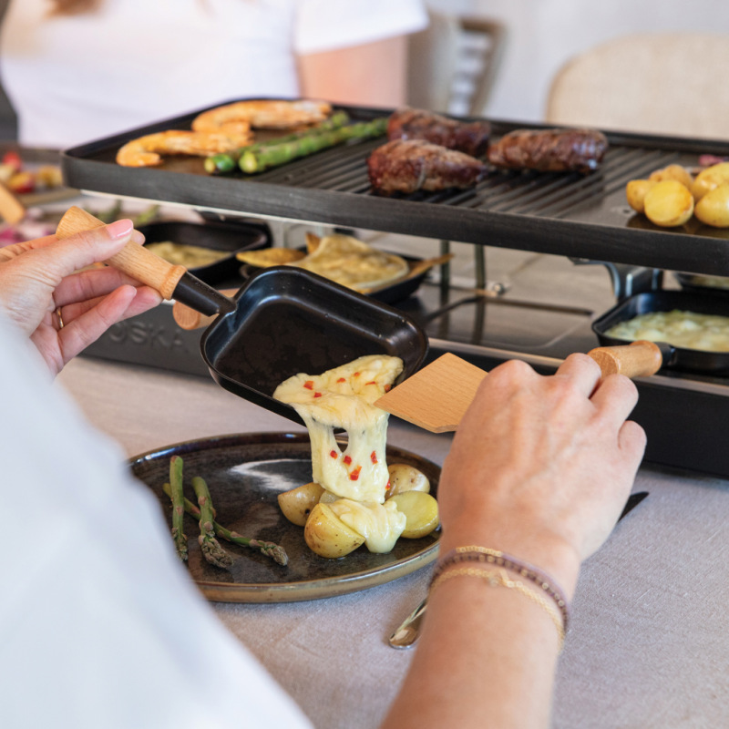 BOSKA Raclette Gourmet Party pre 8 osôb čierna 9