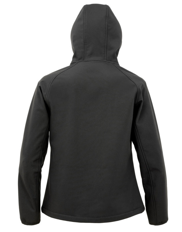 Dámsky recyklovaný 3-vrstvový softshell s kapucňou 1