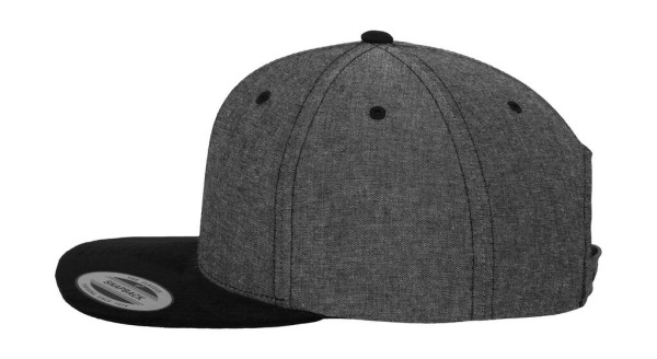 Chambray-Suede Snapback šiltovka 5