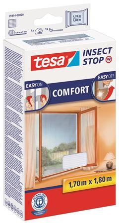 Sieťka proti hmyzu, na okno, samolepiaca, 1,3 x 1,5 m, TESA "Comfort", biela 1