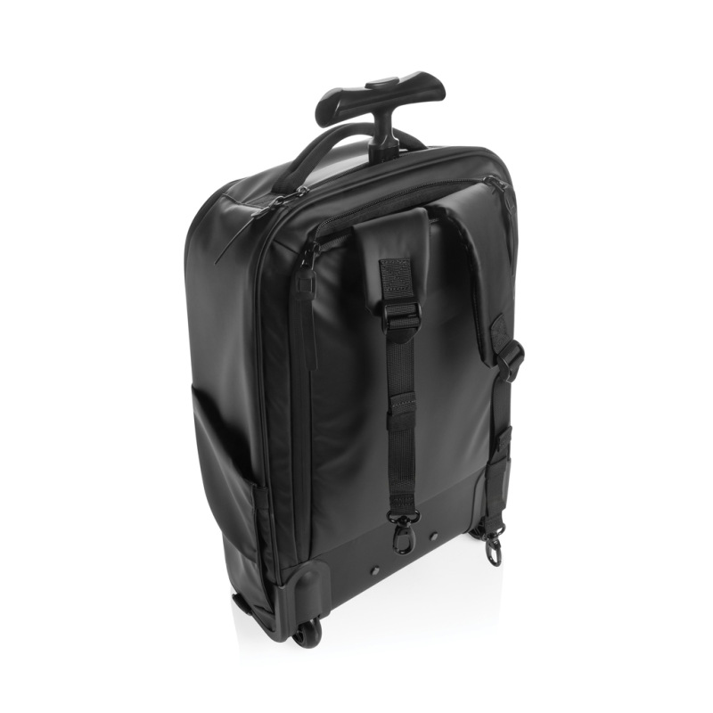 Swiss Peak OSLO RCS Wheeled Duffel Backpack – kab. batožina čierna 7