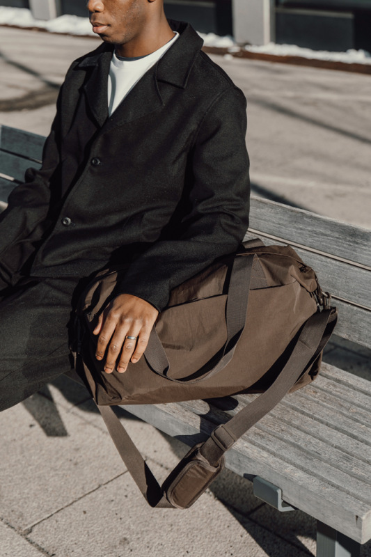 KENTO URBAN RCS recyklovaný nylonový víkendový batoh hnedá 8