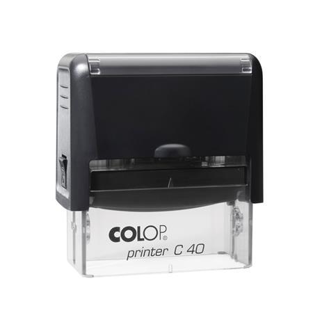 Pečiatka, COLOP "Printer C 40", s modrým náhradným vankúšom