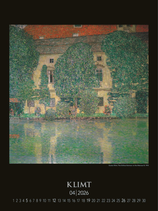 Nástenný kalendár Gustav Klimt 2026 4