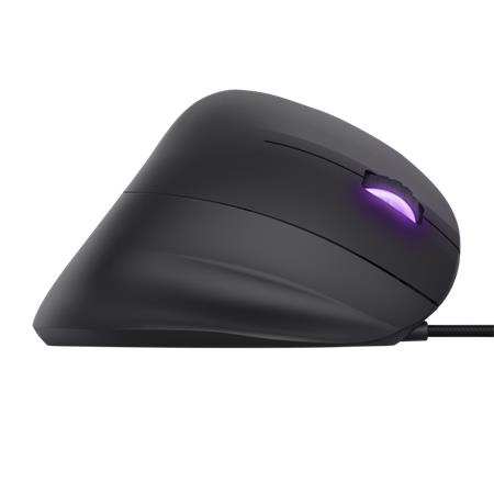 Myš, drôtová, optická, vertikálna, gaming, LED, TRUST "GXT144 Rexx", čierna 4