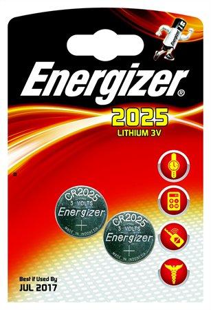 ENERGIZER Batéria, gombíková duo "CR2025"