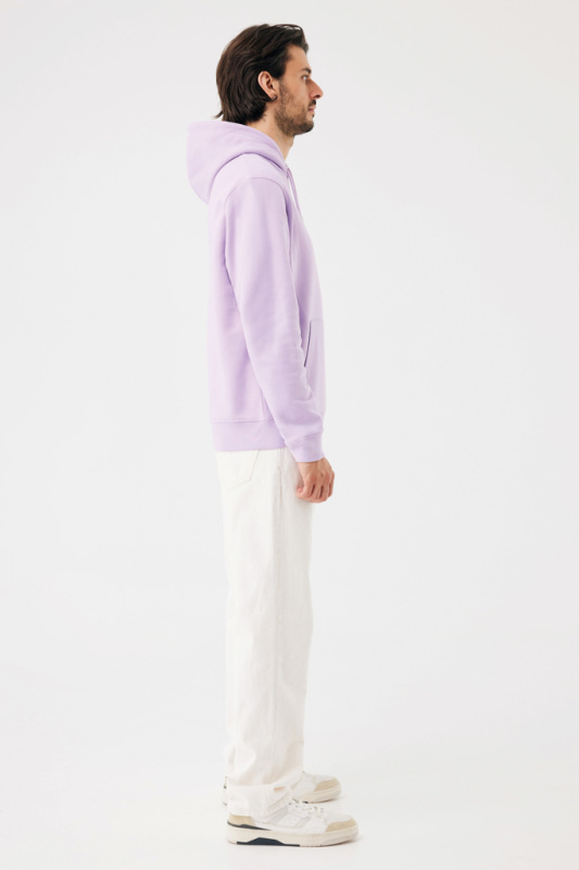 IQONIQ Joshua Unisex mikina s kapucňou z rec. bavlny lavender XXL 13
