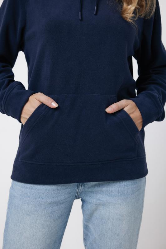 Micro fleece mikina Iqoniq Trivor z recykl. polyesteru námornícka modrá XXXL 12