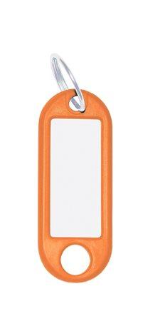 Kľúčové štítky, 10 ks, WEDO, oranžová