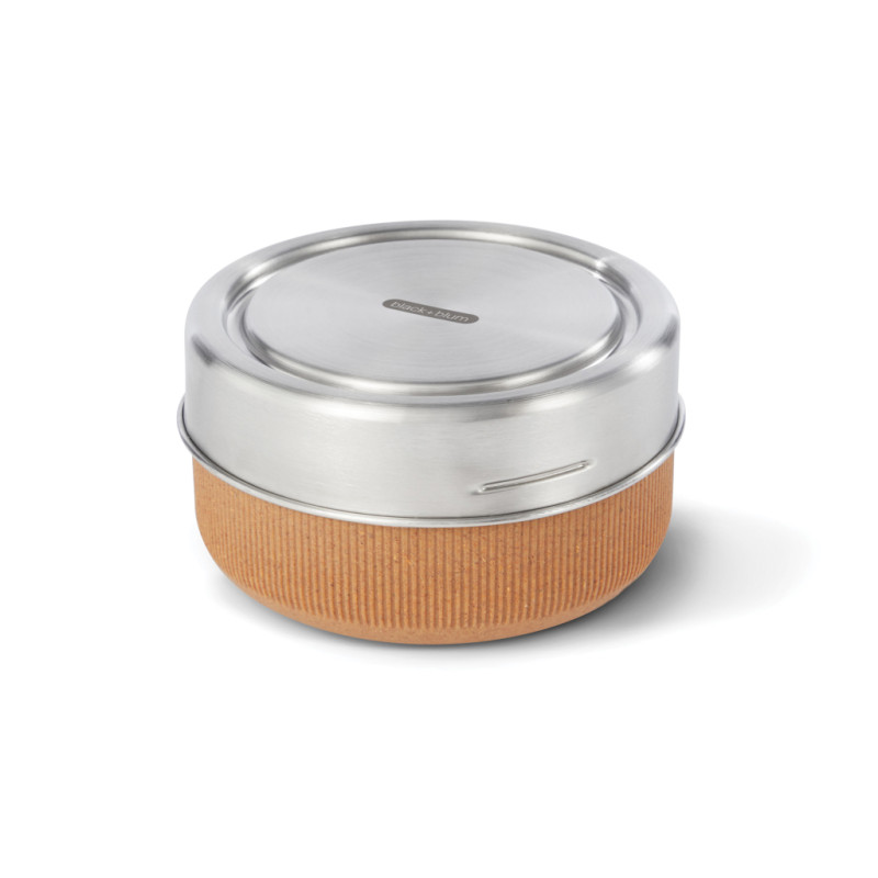 Sklenená miska na jedlo 750ml Black+Blum hnedá 1