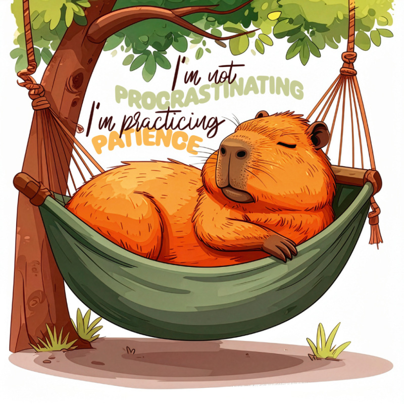 NOTIQUE Grid calendar Cheeky Capybaras 2027, 30 x 30 cm 6
