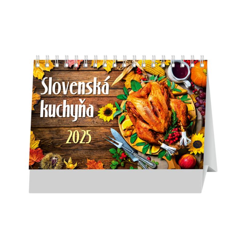 Stolový kalendár Slovenská kuchyňa 2025