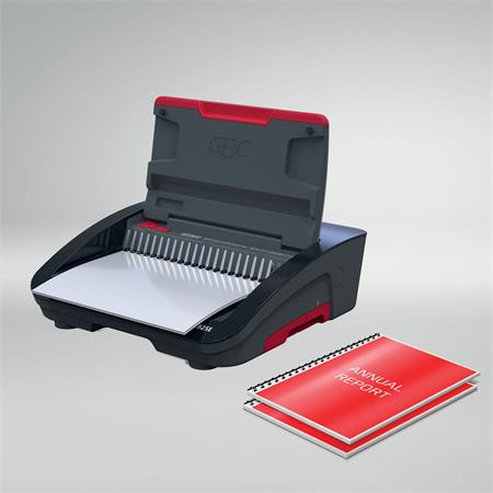 Viazací stroj pre plastovú väzbu, elektrický, 390 listov, GBC "CombBind CB25E" 10