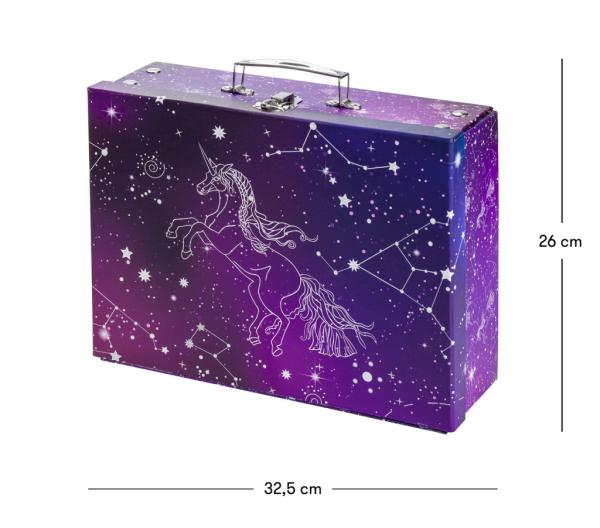 BAAGL Skladací školský kufrík Unicorn Universe
