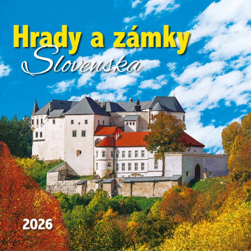Nástenný kalendár Hrady a zámky Slovenska 2026 1