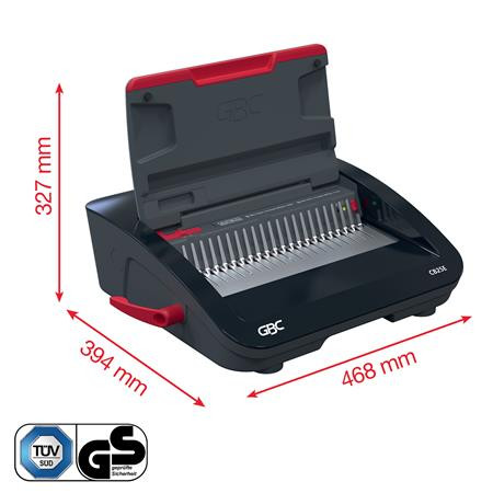 Viazací stroj pre plastovú väzbu, elektrický, 390 listov, GBC "CombBind CB25E" 7