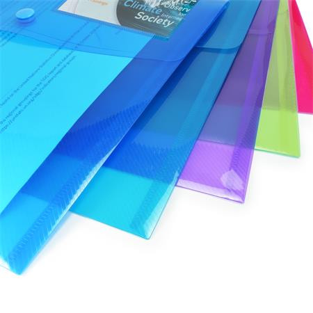 Obal na patent, A4+, RAPESCO "Eco", mix priehľadných farieb 4