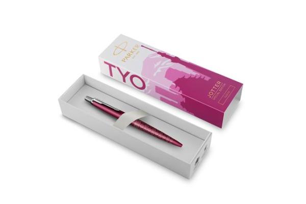 Guľôčkové pero, 0,7 mm, strieborný klip, vzorované telo, PARKER, "Royal Jotter Tokyo", mod