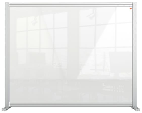 Deliaci panel, na stôl, 1200x1000 mm, NOBO "Premium Plus", priehľadná