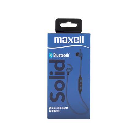 Slúchadlá, bezdrôtové, Bluetooth 5.1, s mikrofónom, MAXELL "Solid", modrá