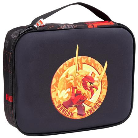 Taška na desiatu, LEGO "Ninjago Dragon Energy", čierna, vzorovaná 1