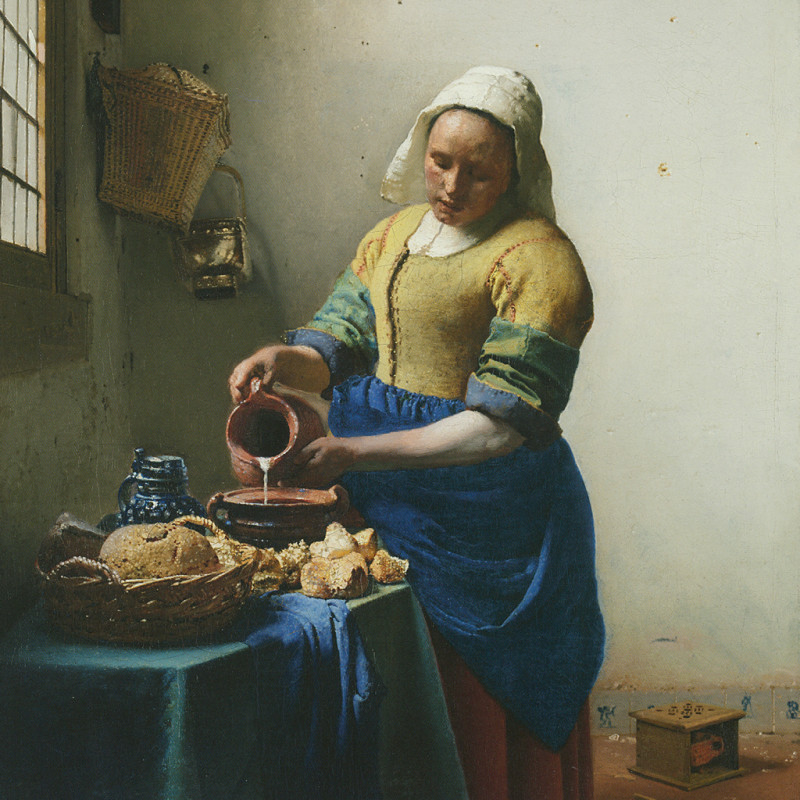 NOTIQUE Poznámkový kalendár Johannes Vermeer 2026, 30 x 30 cm 4
