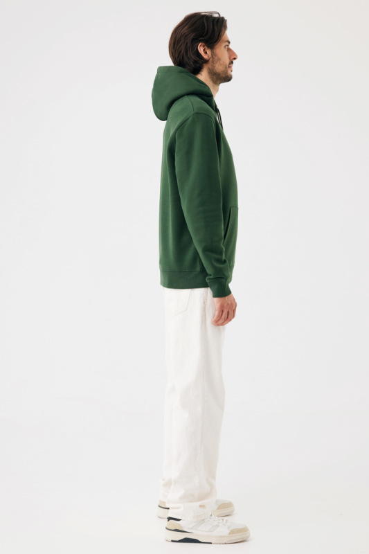 IQONIQ Joshua Unisex mikina s kapucňou z rec. bavlny forest green XXL 12