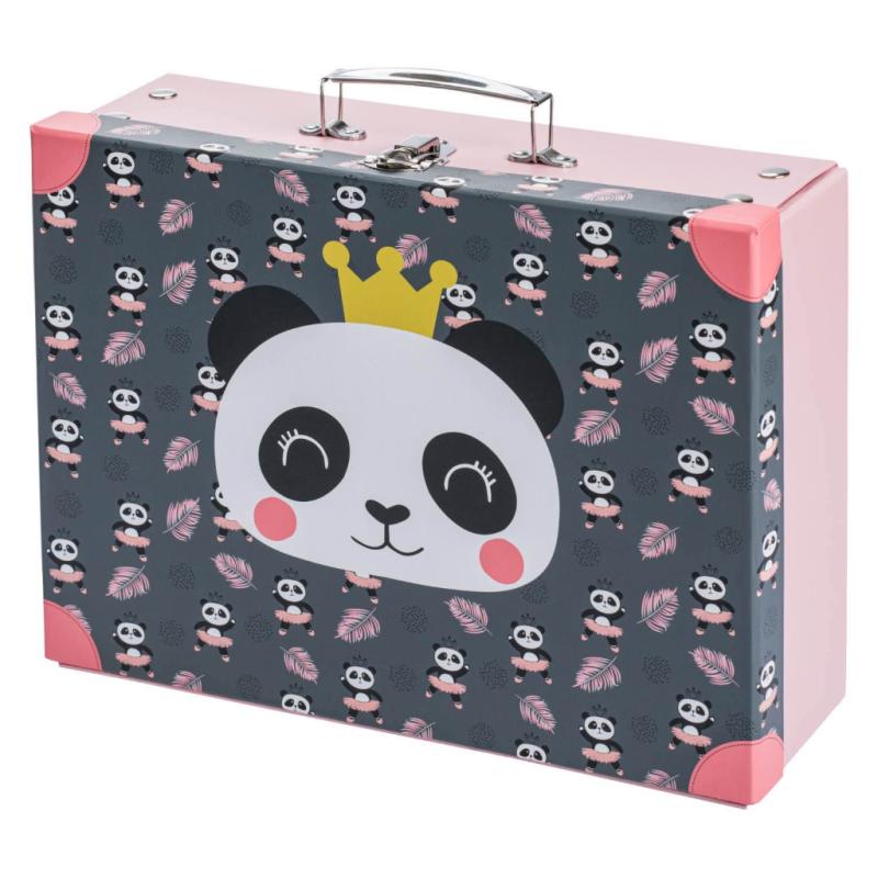 BAAGL Skladací školský kufrík Panda