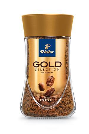 Instantná káva, 200 g, v sklenenej dóze, TCHIBO "Gold Selection"